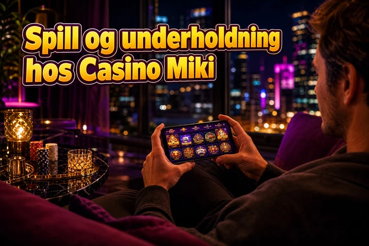 Spill og underholdning hos Casino Miki